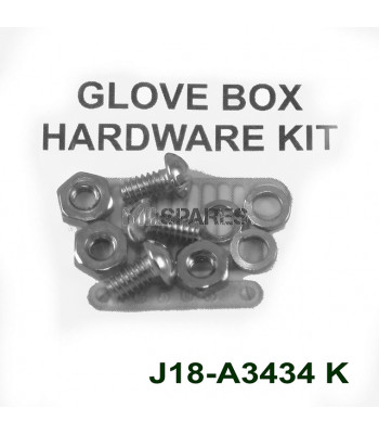 Glove box door mount h-kit